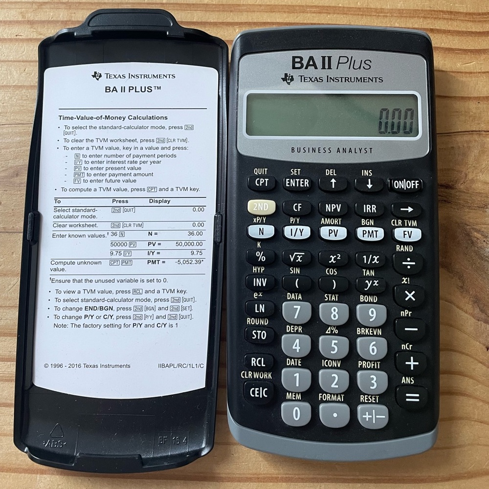 Texas Instruments BA II Plus Calculator